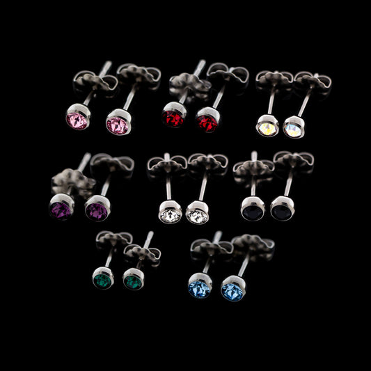 Lou - Earring Studs - Khrysos Jewelry