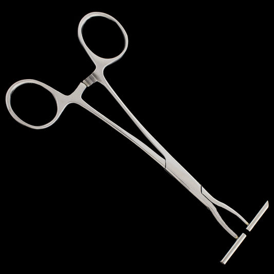 Straight Line Forceps for Septum - Khrysos Jewelry