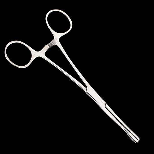 Slotted Pennington Forceps With Ratchet - Khrysos Jewelry