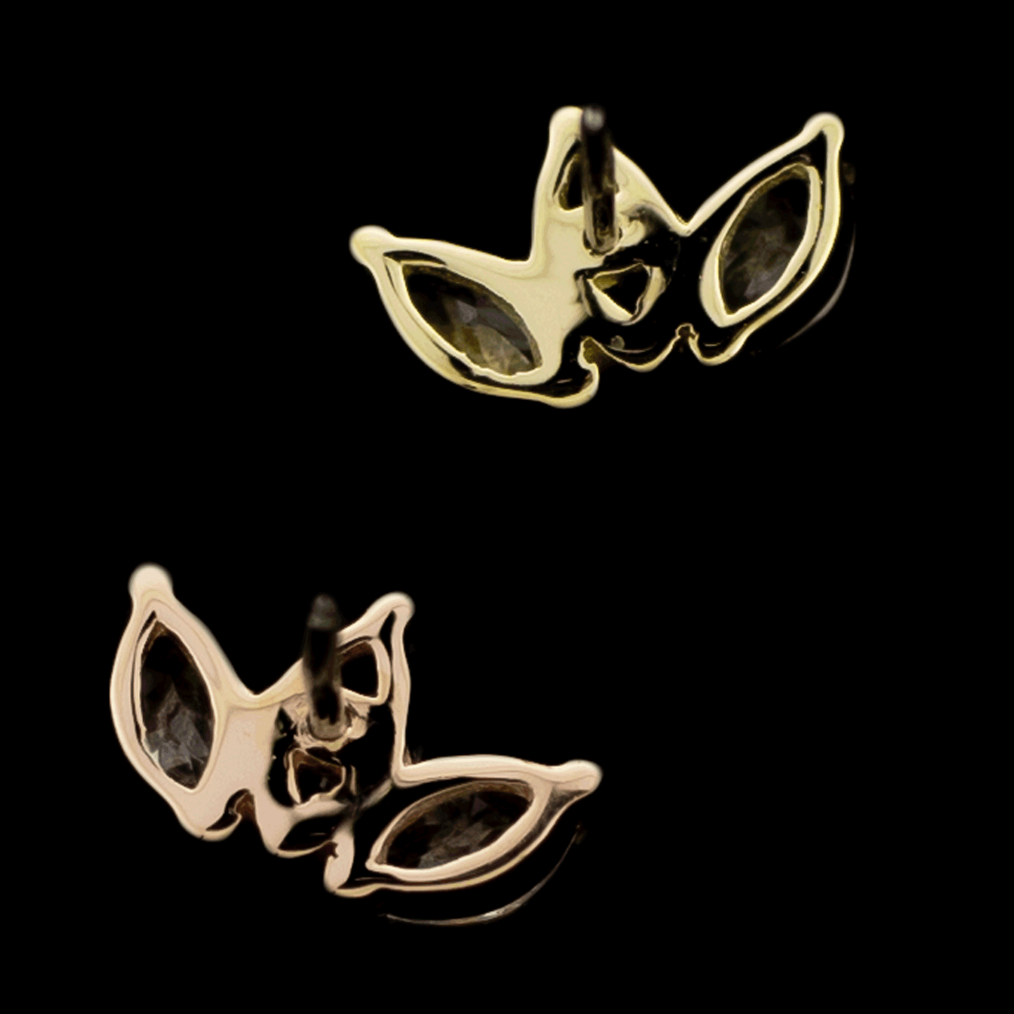 Aria - 14KT Gold Threadless End - Khrysos Jewelry