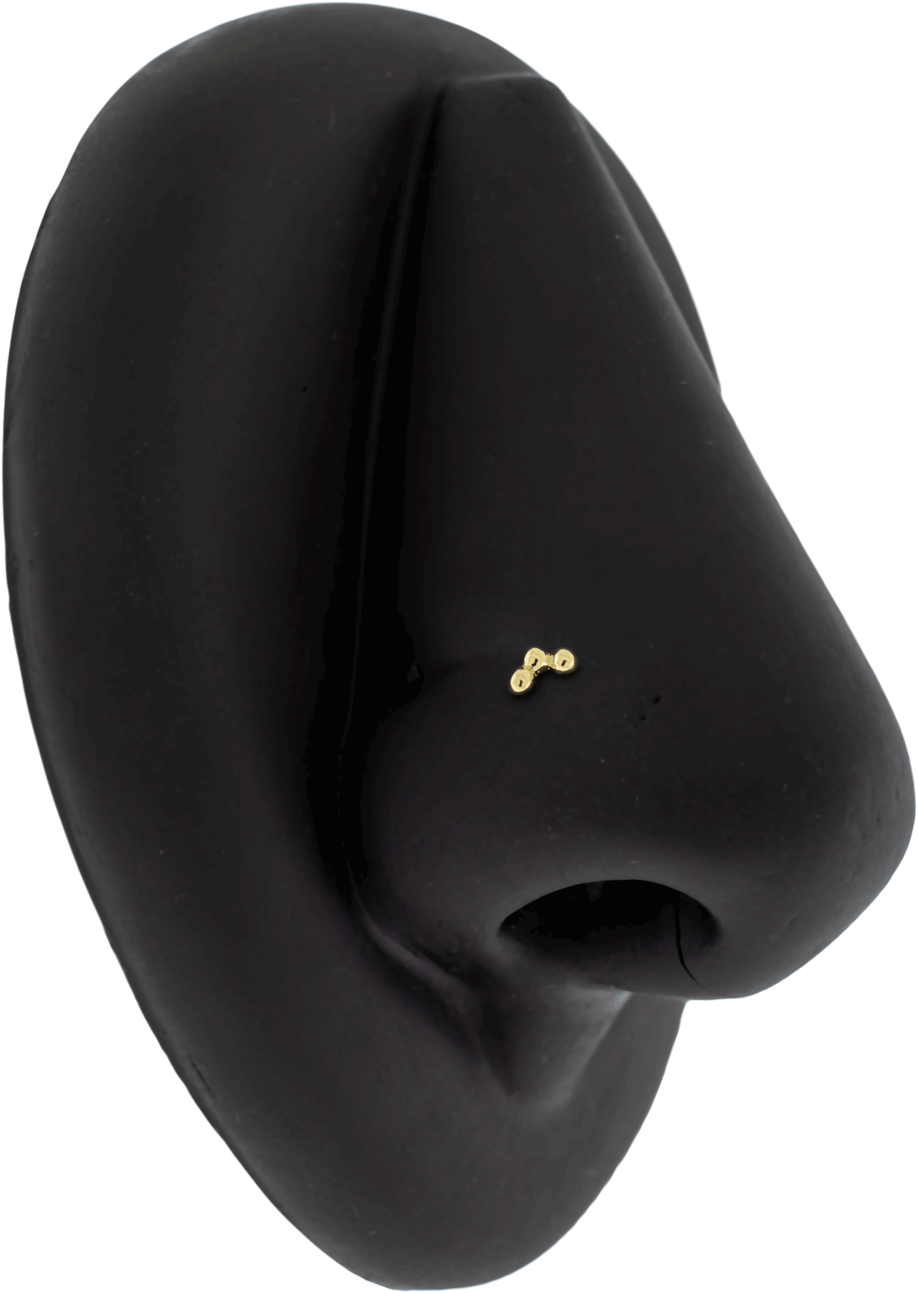 Triplu - 14KT Gold Threadless End - Khrysos Jewelry