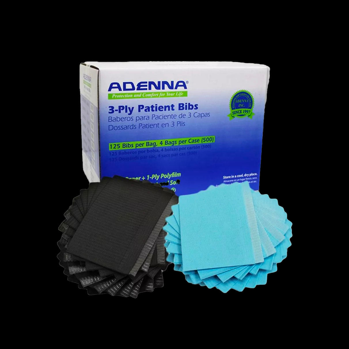 Adenna® Patient Bibs, Lap Cloths - Khrysos Jewelry