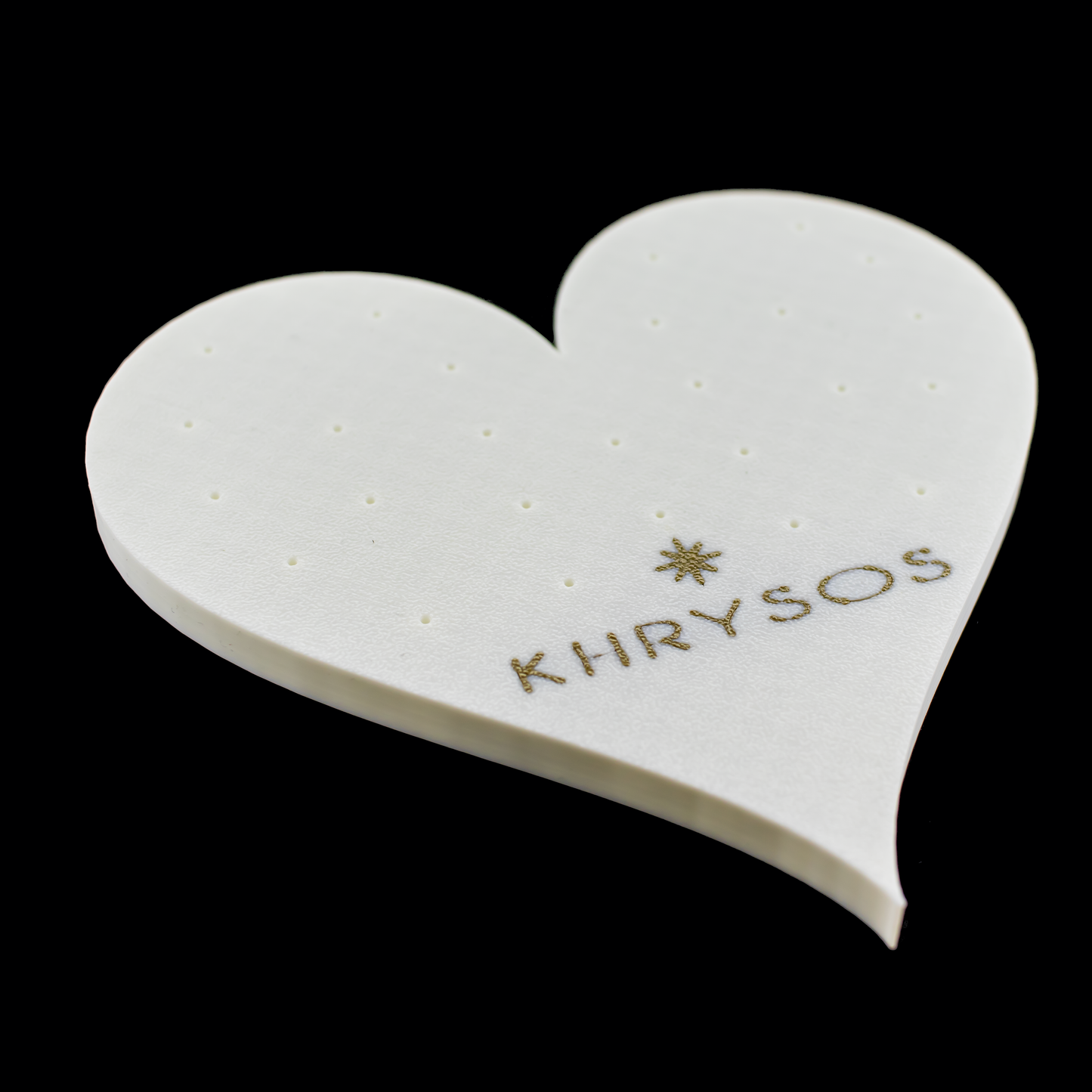 Threadless Heart Display - Khrysos Jewelry