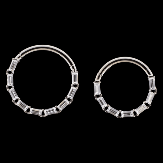 Victoria- Titanium Hinged Ring - Khrysos Jewelry Khrysos Jewelry