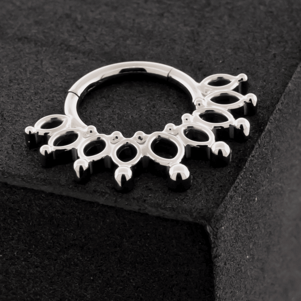 Cadence- Titanium Hinged Ring - Khrysos Jewelry