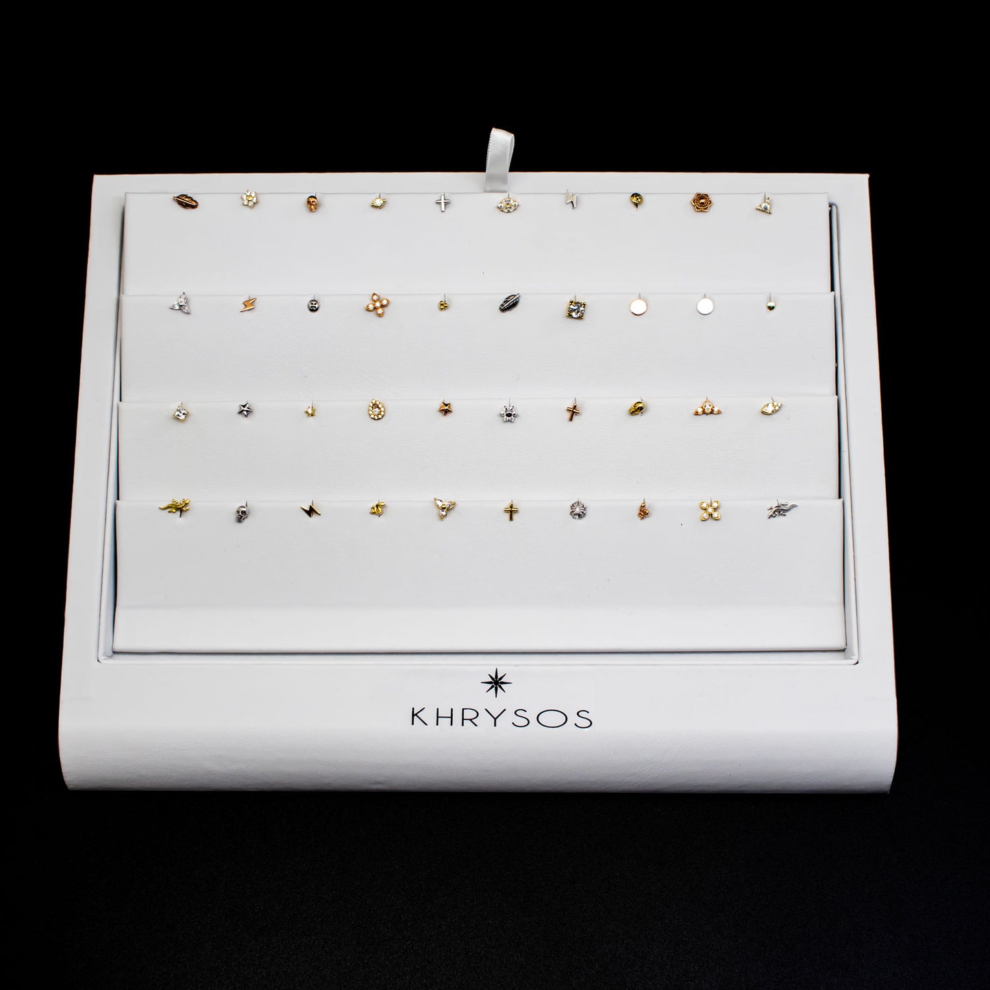 Threadless Jewelry Leatherette Display Tray - Khrysos Jewelry