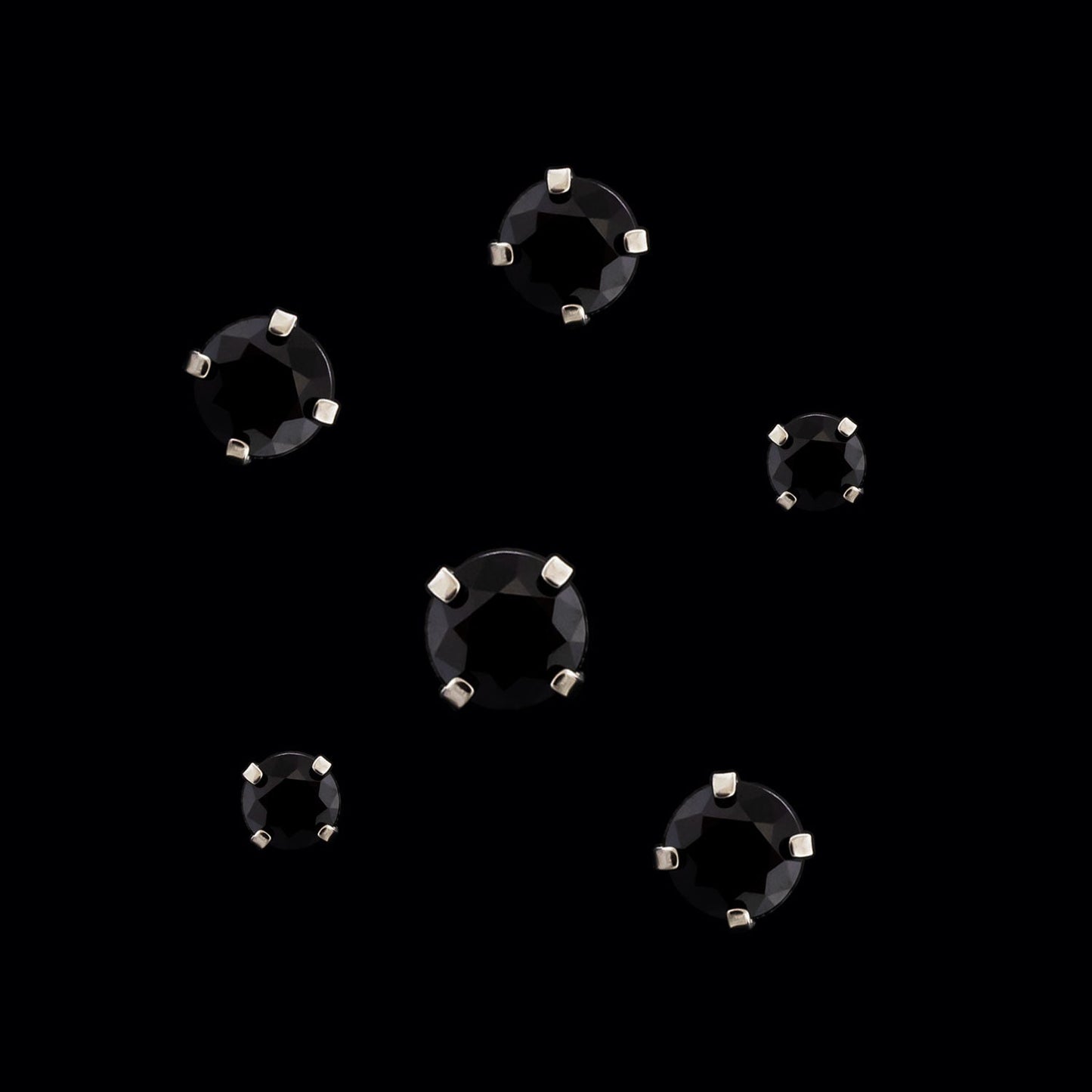 16G/18G Prong Set Round Premium Zirconia (Internal) - Khrysos Jewelry