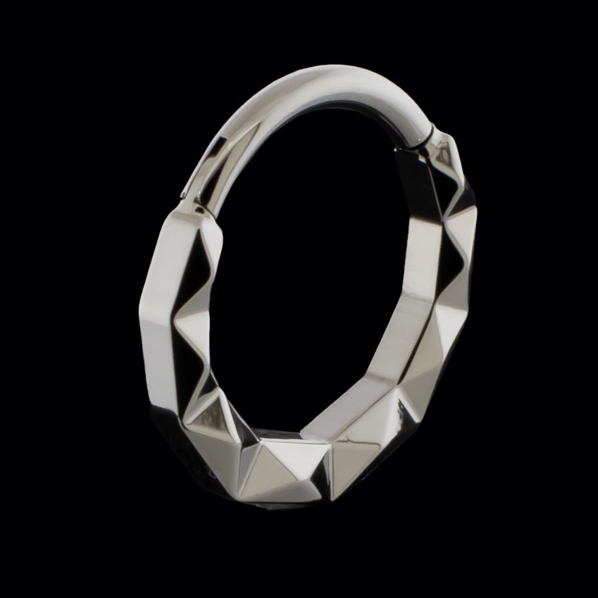 Linden - Titanium Hinged Ring - Khrysos Jewelry