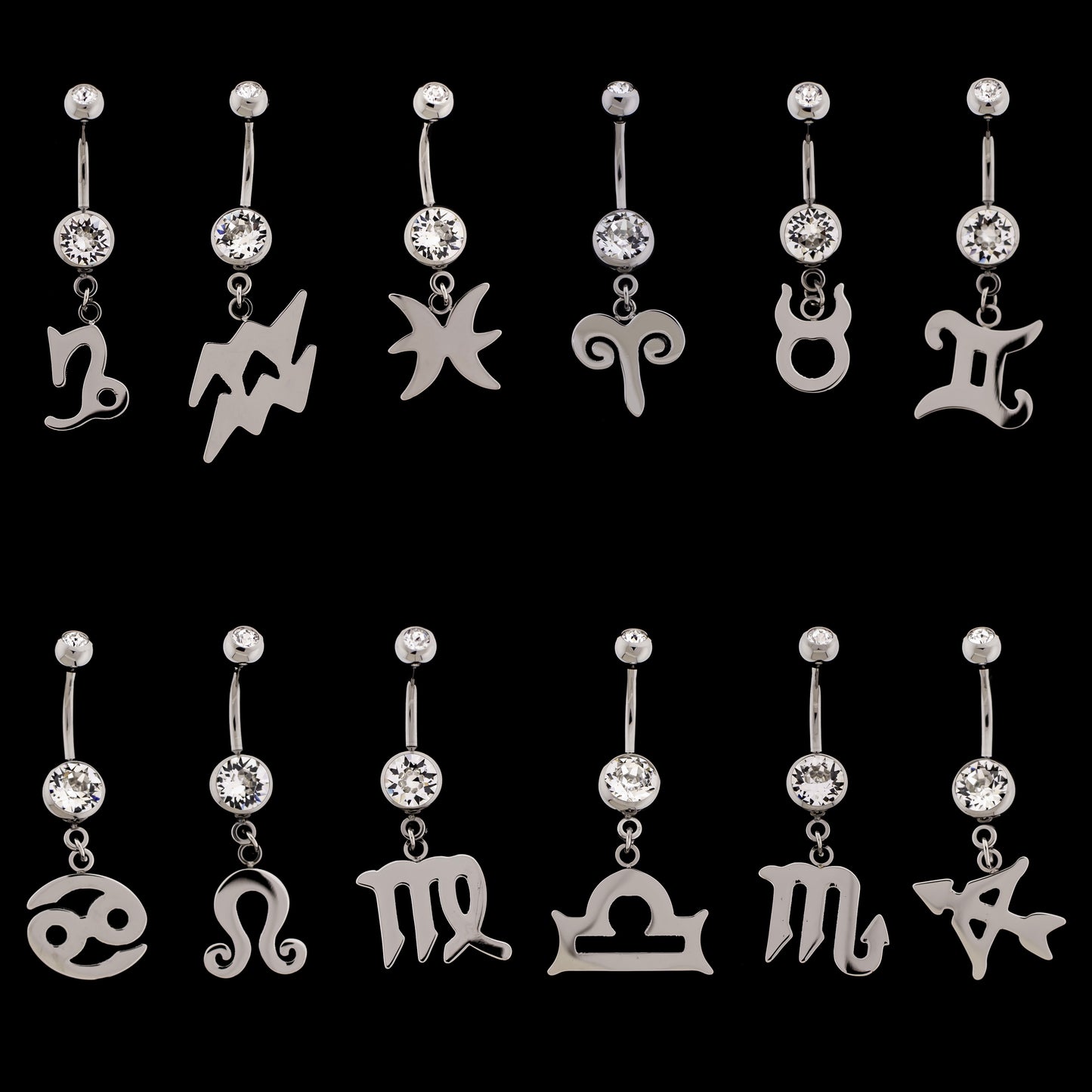 Celestina - Navel Ring Zodiac Collection - Khrysos Jewelry