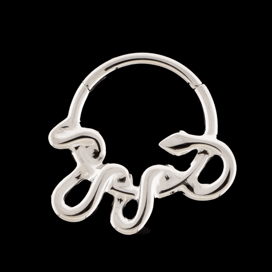 Diablo- Titanium Hinged Ring - Khrysos Jewelry Khrysos Jewelry