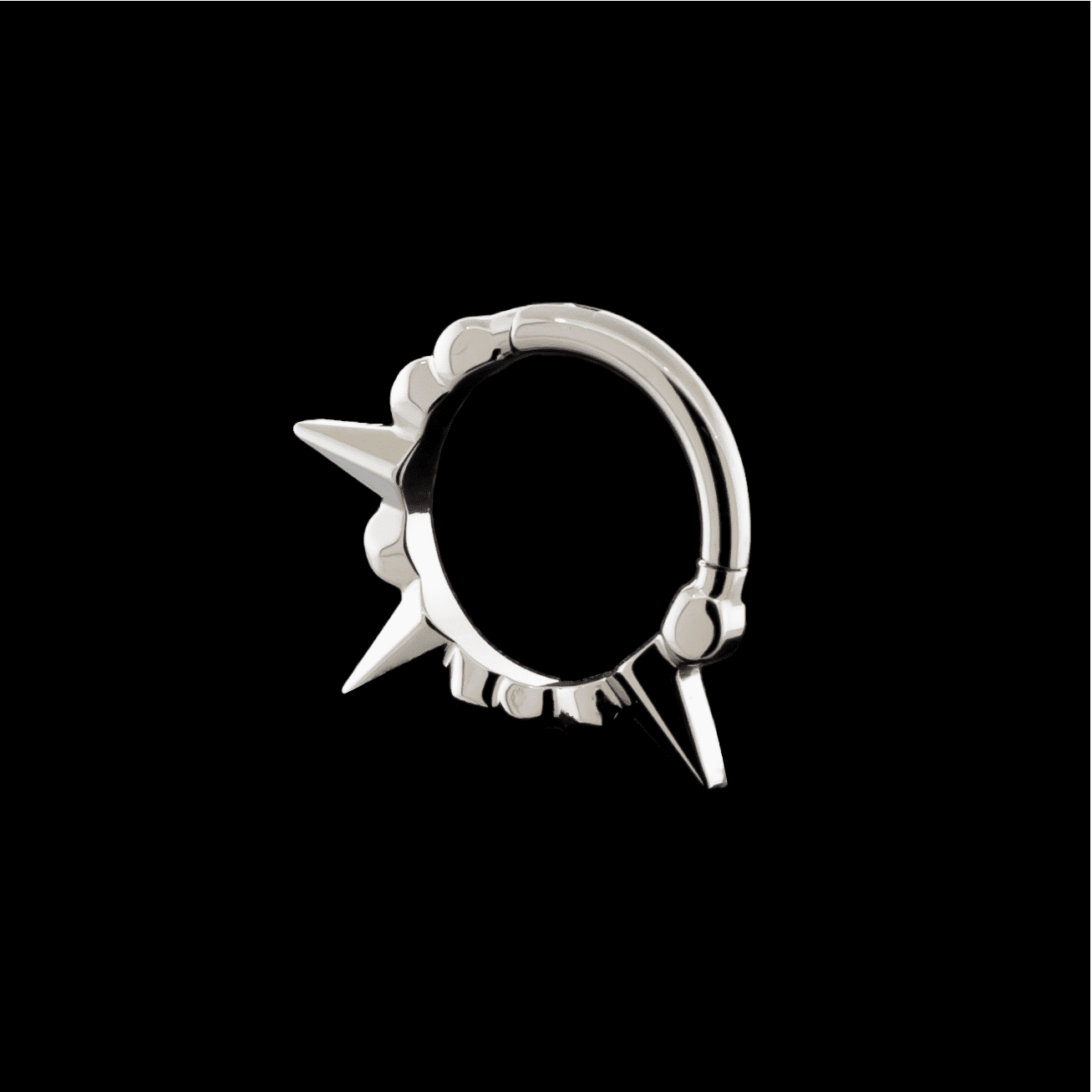 Knox- Titanium Hinged Ring - Khrysos Jewelry