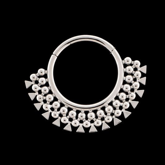 Kattri- Titanium Hinged Ring - Khrysos Jewelry Khrysos Jewelry