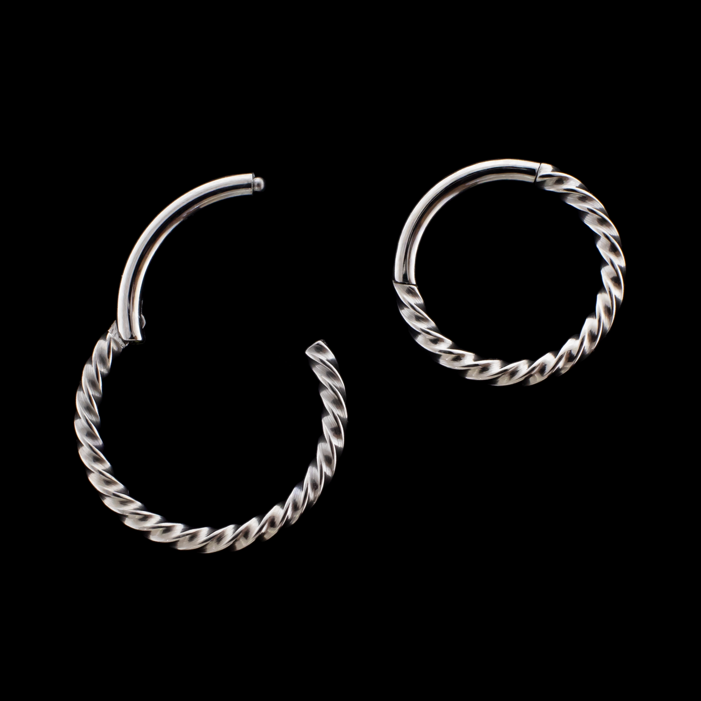 Nellie- Titanium Hinged Ring - Khrysos Jewelry