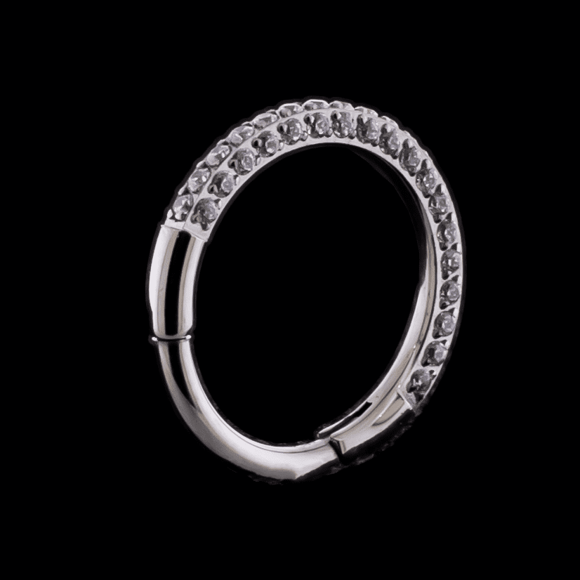 Singapore- Titanium Hinged Ring - Khrysos Jewelry