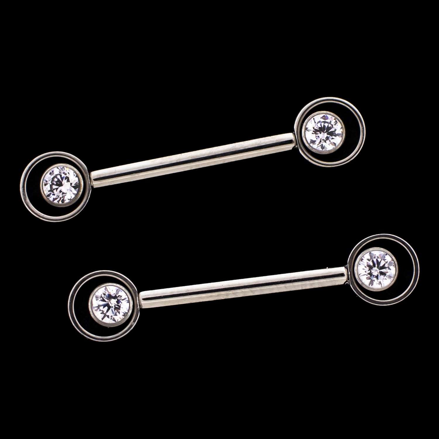 Ersid - Internally Threaded Nipple Barbell - Khrysos Jewelry