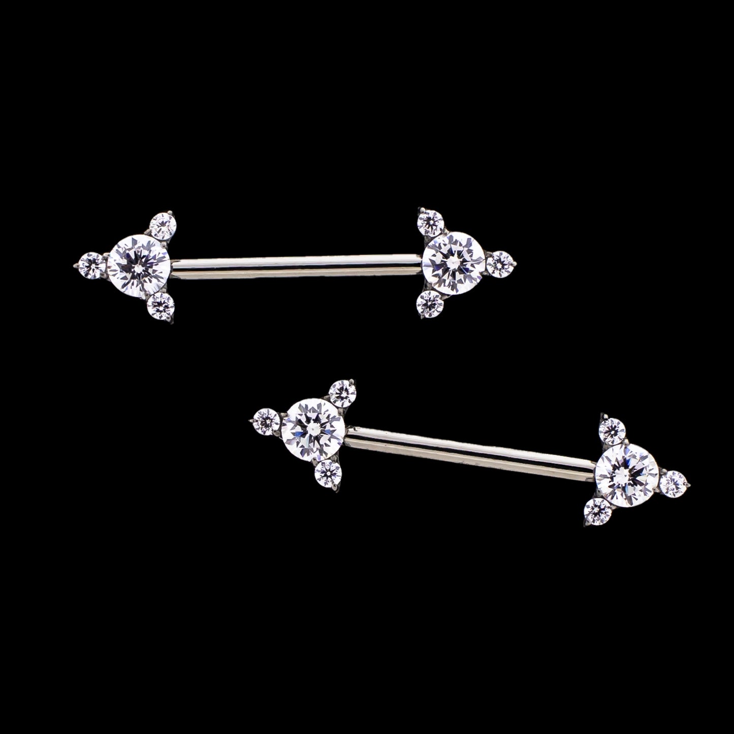 Keyel - Internally Threaded Nipple Barbell - Khrysos Jewelry