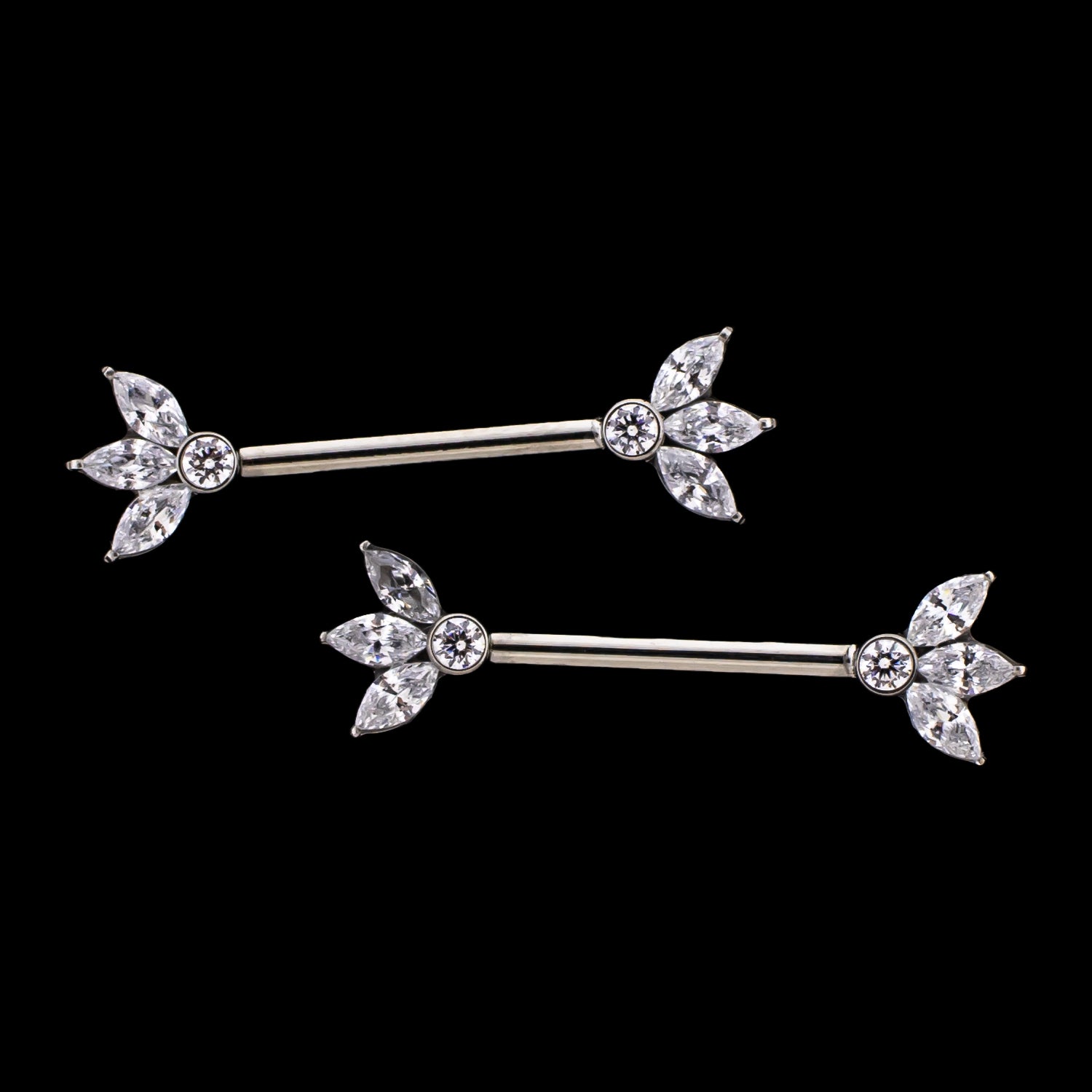 Lykil - Internally Threaded Nipple Barbell - Khrysos Jewelry