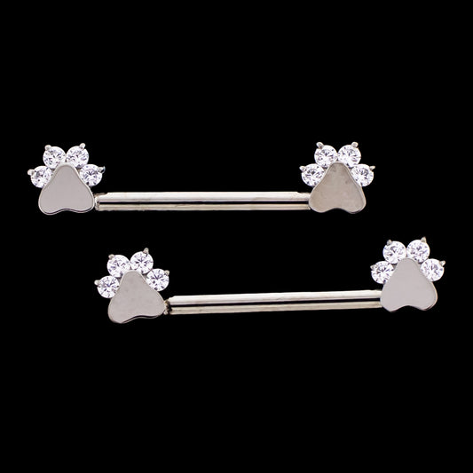 Serber - Internally Threaded Nipple Barbell - Khrysos Jewelry Khrysos Jewelry