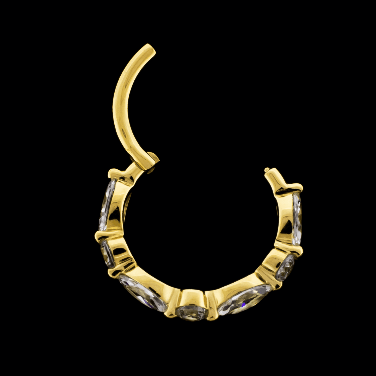 Rumer- Hinged Conch Ring - Khrysos Jewelry