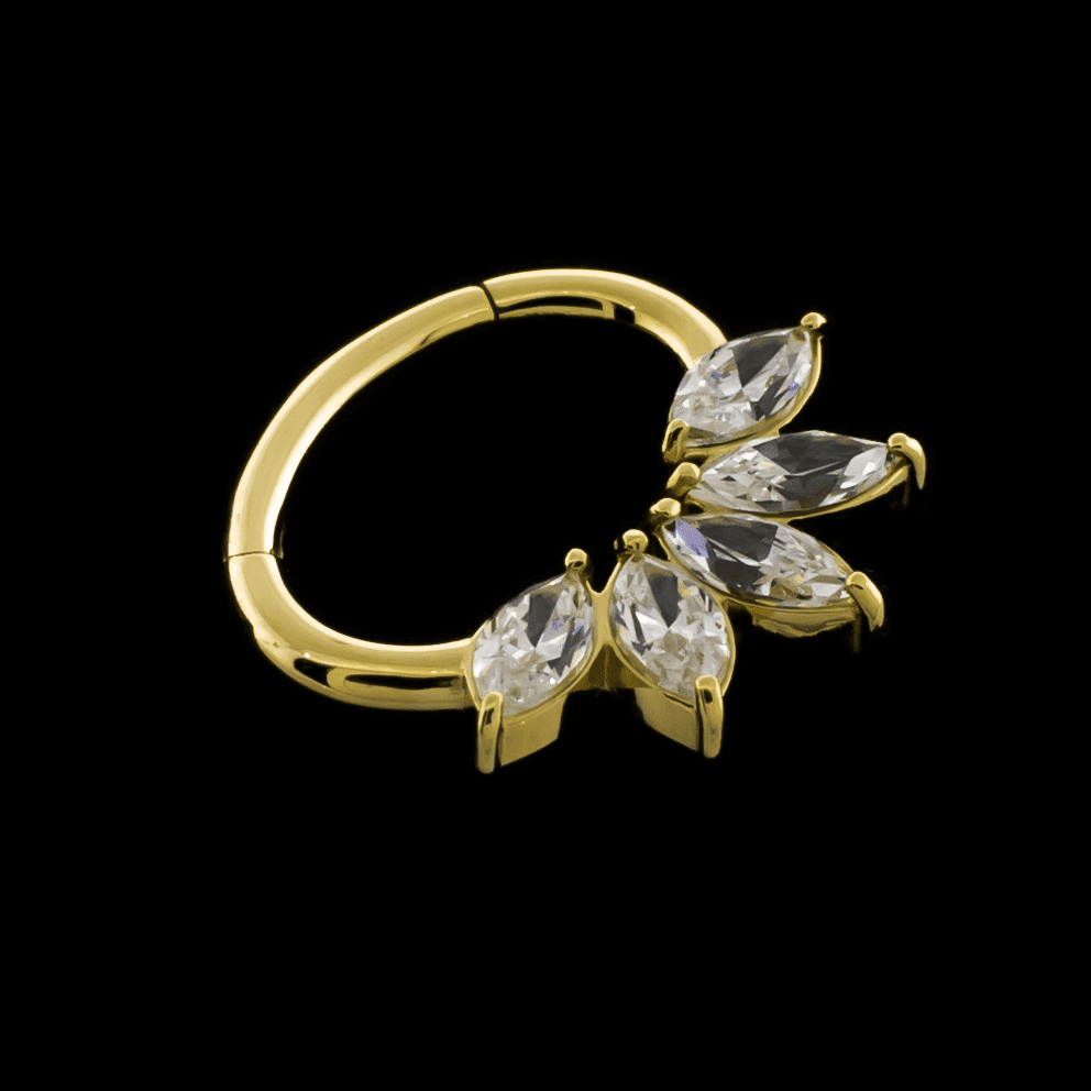 Hana- Hinged Ring - Khrysos Jewelry