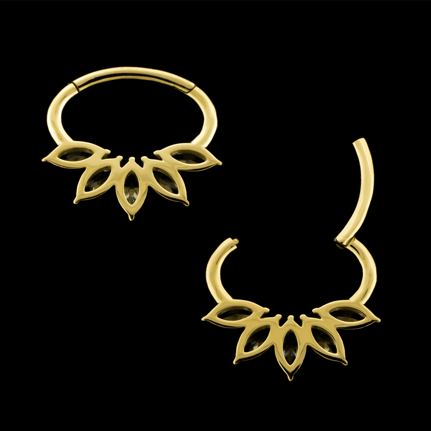 Hana- Hinged Ring - Khrysos Jewelry