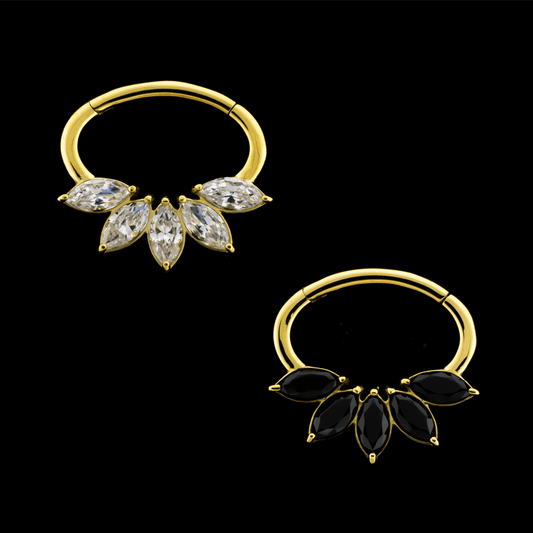 Hana- Hinged Ring - Khrysos Jewelry Khrysos Jewelry