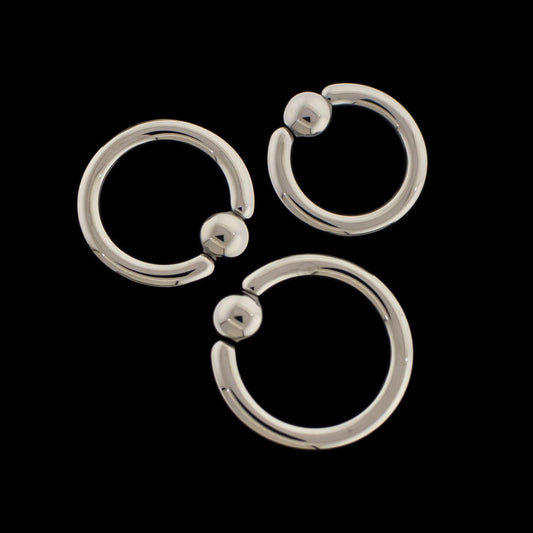 10G Captive Bead Rings - Khrysos Jewelry Khrysos Jewelry