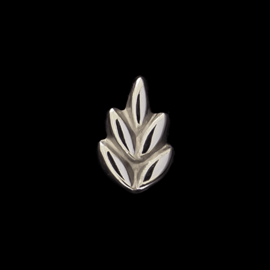 16G/ 18G Fern - Internally Threaded End - Khrysos Jewelry Khrysos Jewelry