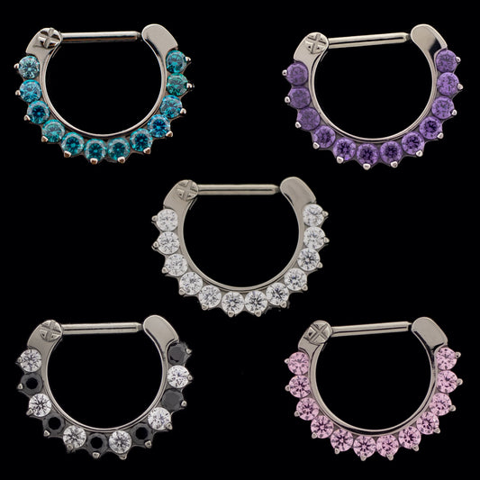 Urla - Titanium Septum Clicker - Khrysos Jewelry Khrysos Jewelry