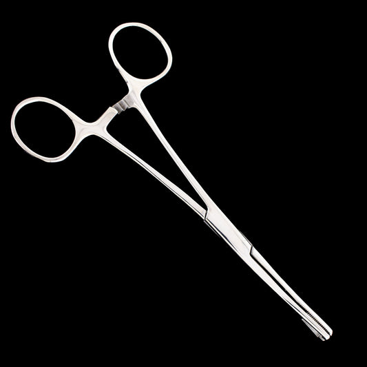 Slotted Pennington Forceps With Ratchet - Khrysos Jewelry Khrysos Jewelry