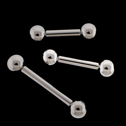 10G Internally Threaded Straight Barbells - Khrysos Jewelry Khrysos Jewelry