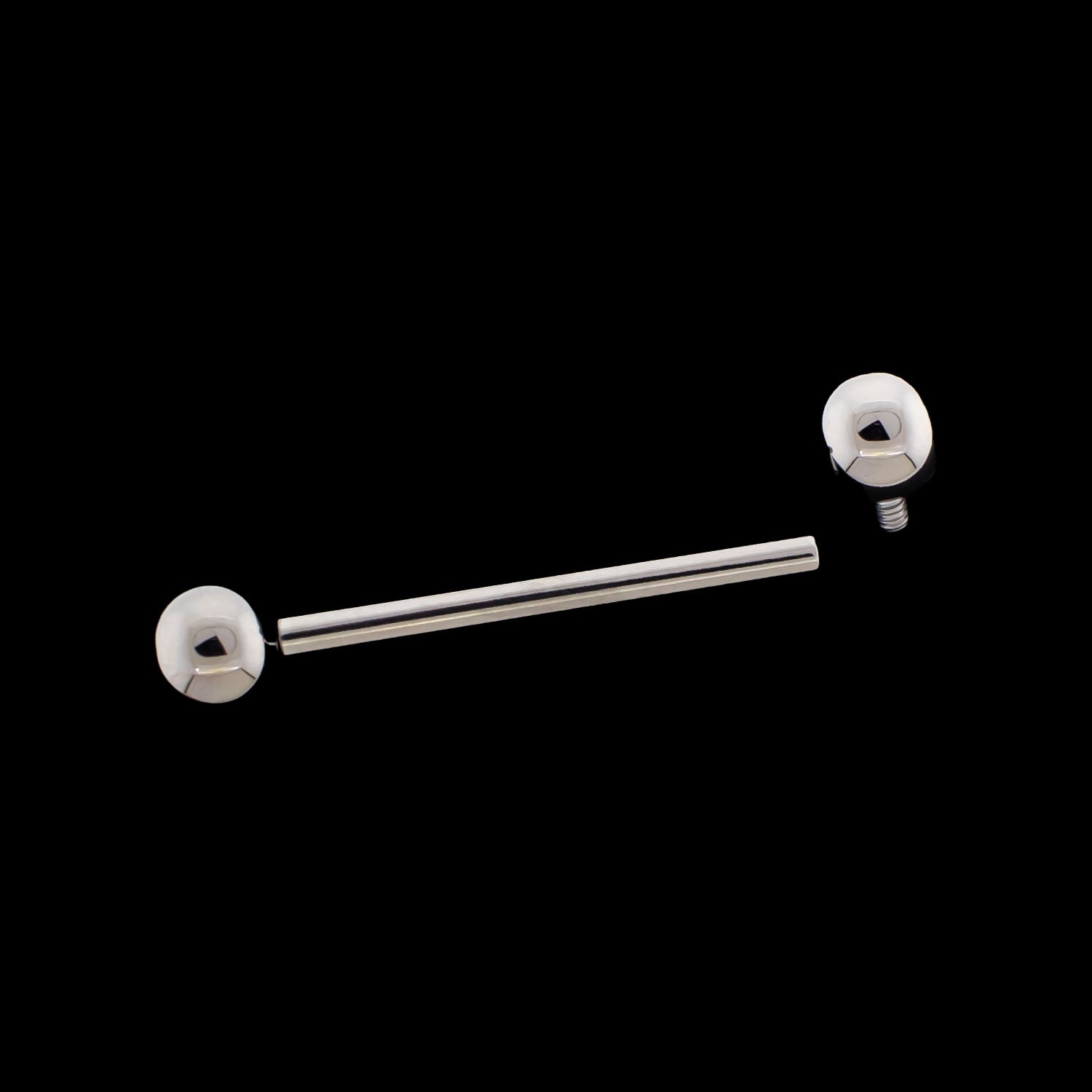 14G Internally Threaded Straight Barbells - Khrysos Jewelry