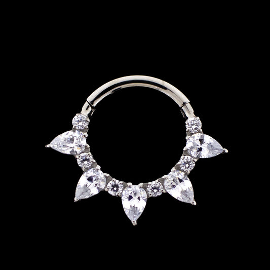 Desiree - Hinged Segment Ring - Khrysos Jewelry Khrysos Jewelry