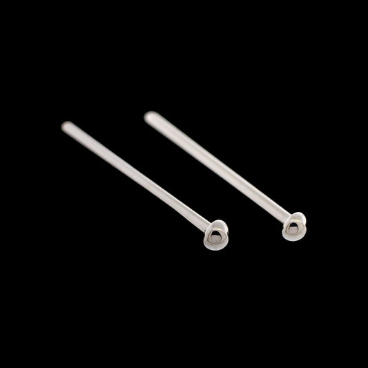 Titanium Dome Nose Pin - Khrysos Jewelry Khrysos Jewelry