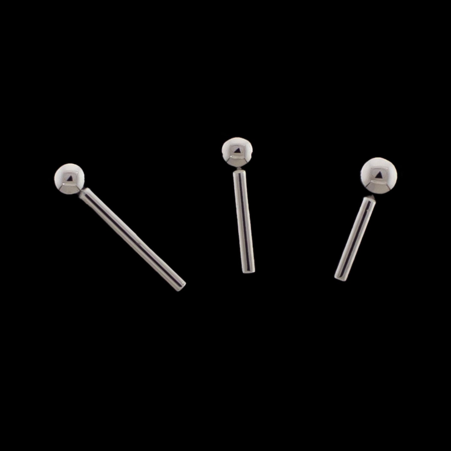 16G/ 18G Titanium Threadless Barbell Post - Khrysos Jewelry